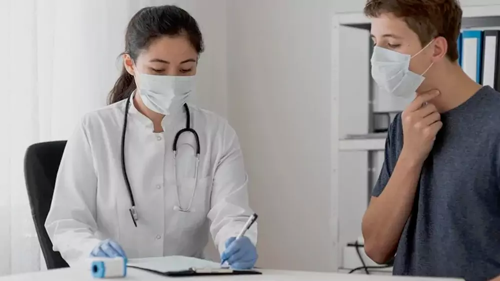 patient with doctor